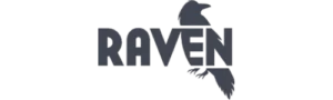 A logo of raven tools.