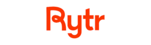 A logo of rytr.