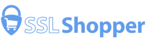 A logo of ssl shopper.